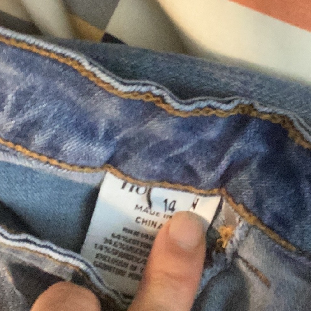 Hudson Jeans Girls Skinny Straight Denim Jeans 14 - Picture 8 of 8